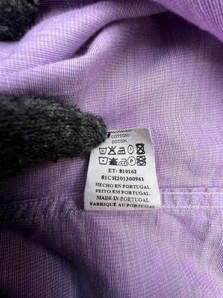 Camisa Carolina Herrera Morada Talla M