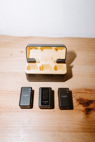 FULAIM X5M Micrófonos Inalámbricos Negro/Amarillo