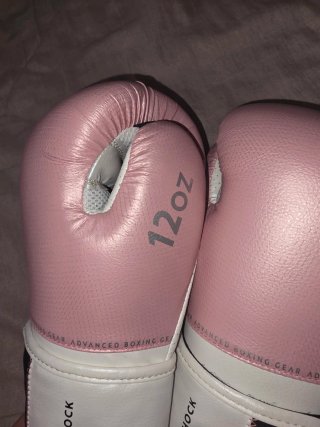 Guantes de Boxeo Rosa y Blanco