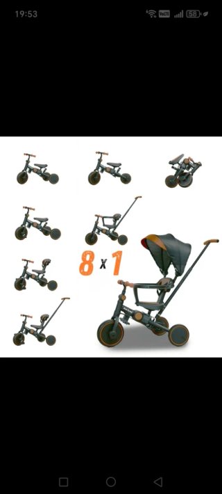 Triciclo Evolutivo Multiposición