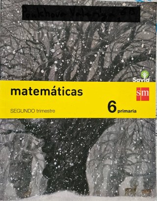 Matemáticas, 6 Primaria Savia