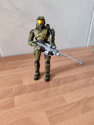 Figura Master Chief Halo 3 con Rifle