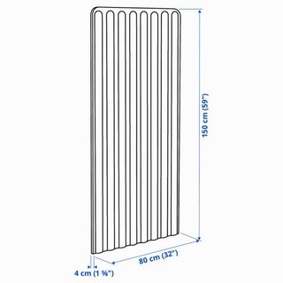 Separador de ambientes Ikea gris