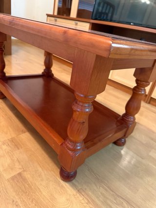 Mesa de centro de madera para salón