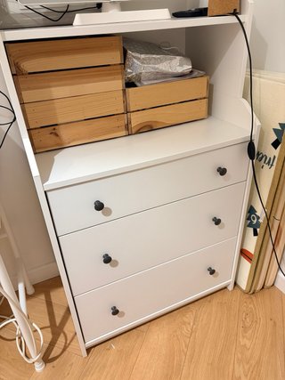 Cómoda Hauga Ikea Blanca nueva