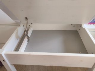 Mesa pupitre infantil blanca