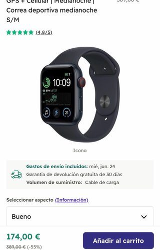 Apple Watch SE GPS + Cellular