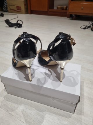 Zapatos Sergio Todzi Negros y Dorados