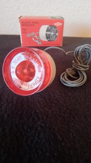 Antiguo piloto original bici, Rinder 273 (1970s)