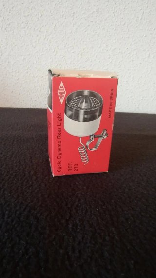 Antiguo piloto original bici, Rinder 273 (1970s)