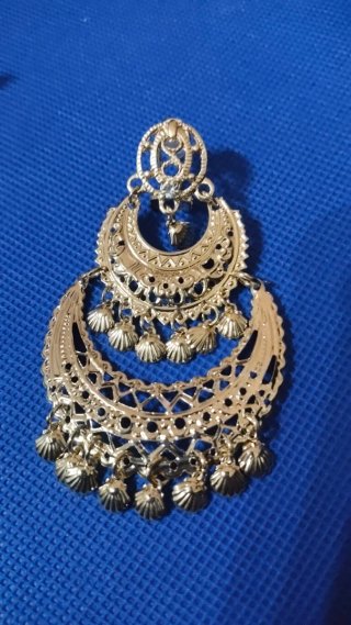 Pendientes dorados estilo boho-chic