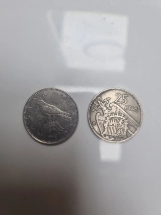 Moneda 25 Pesetas Águila