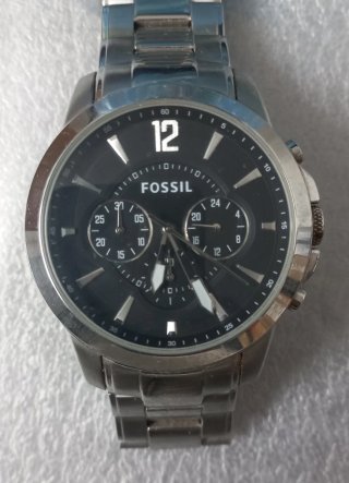 Orologio Fossil FS4532 Uomo Cronografo Nero Argent