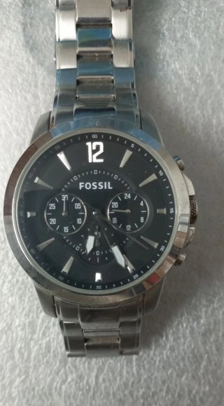 Orologio Fossil FS4532 Uomo Cronografo Nero Argent