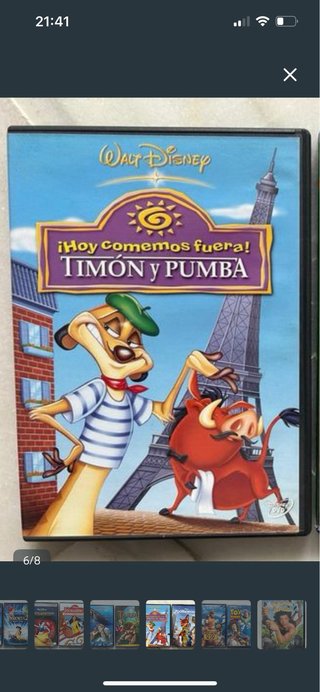 DVD Disney Timón y Pumba ¡Hoy Comemos Fuera!