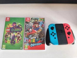 Nintendo Switch Oled + 2 Juegos + Accesorios