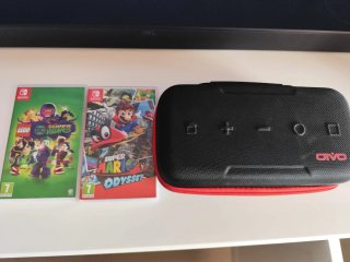 Nintendo Switch Oled + 2 Juegos + Accesorios