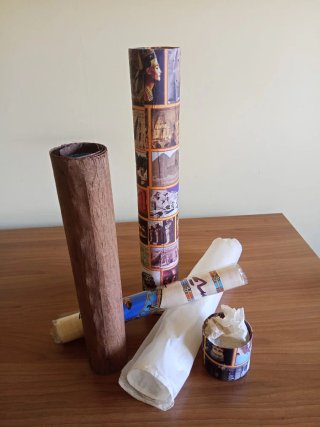 Papiro Egiziano con Piramidi e Palme (2pz) 35€
