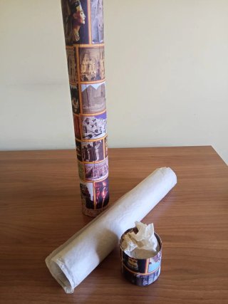 Papiro Egiziano con Piramidi e Palme (2pz) 35€