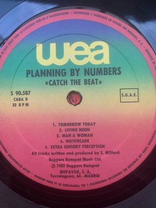 Vinilo Planning by Numbers 1 Synth Pop 1982.