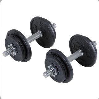 Kit Mancuernas DOMYOS 20 kg - 44 lb