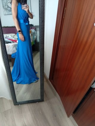 Vestido Pronovias Azul Talla s. Costo 700€
