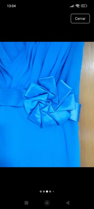 Vestido Pronovias Azul Talla s. Costo 700€