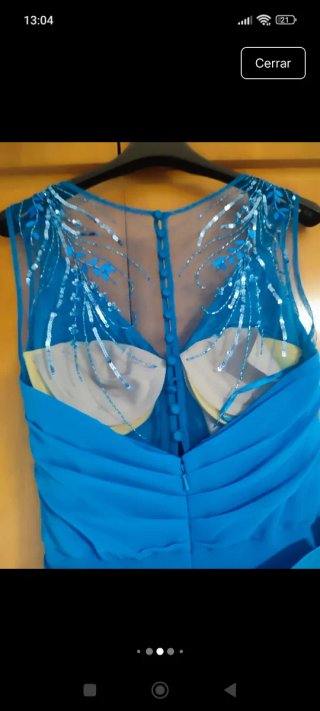 Vestido Pronovias Azul Talla s. Costo 700€