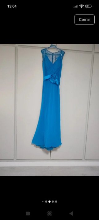 Vestido Pronovias Azul Talla s. Costo 700€