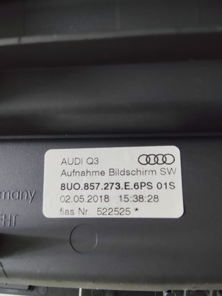 Pantalla Audi Q3 Stronic 2018