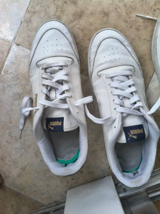 Zapatillas Adidas y Puma de Piel Blancas