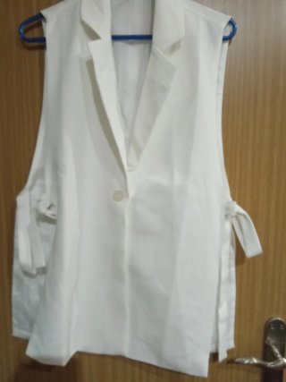 Chaleco blanco talla M