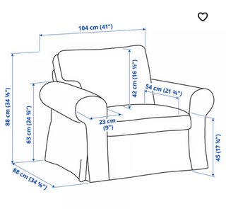 Sillón EKTORP Ikea Blanco