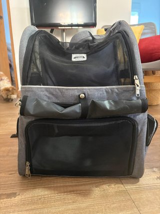 Mochila Transportín Perro Gato Plegable