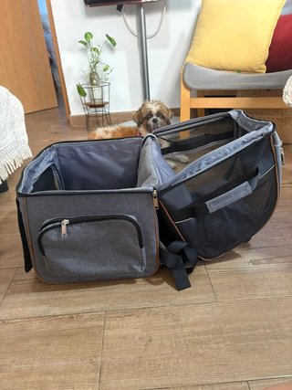 Mochila Transportín Perro Gato Plegable