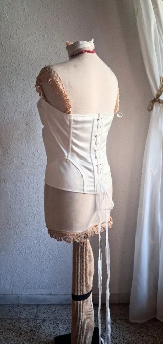 Corpiño blanco talla XL