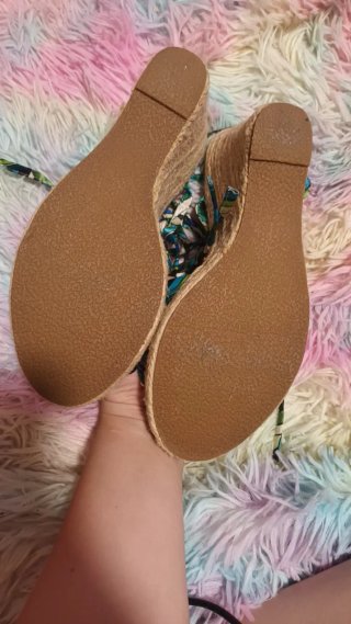 Cuñas esparto verano con lazo