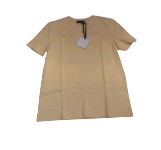 T-shirt Lumina donna cotone beige