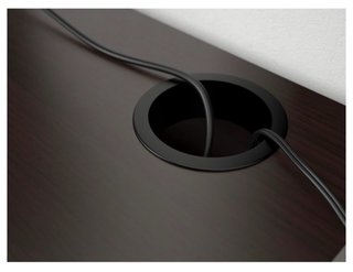 Escritorios MICKE IKEA negro-marrón