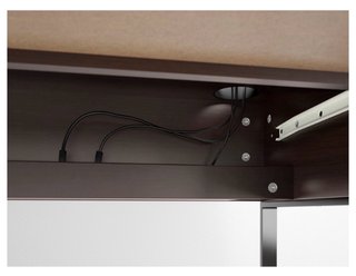 Escritorios MICKE IKEA negro-marrón