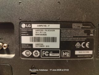Monitor LG Negro