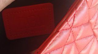 Bolso Zara Rojo Cadena Dorada