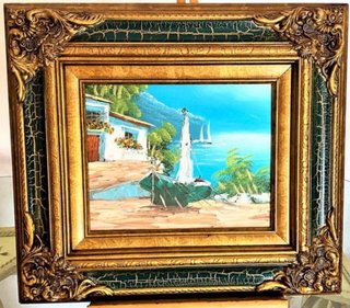 Cuadro 39x46cm Marco Antiguo