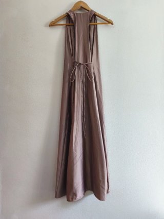 Zara Vestido Rosa Satinado