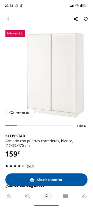 Armario Ikea Blanco