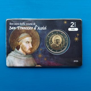 Moneda 2€ San Francisco de Asís Italia 2026