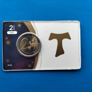 Moneda 2€ San Francisco de Asís Italia 2026