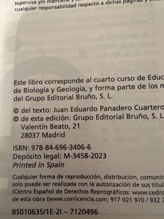 Biología y Geología, 4 ESO, Proyecto 5 etapas