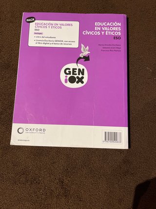 Educación en Valores Cívicos y Éticos ESO. Libr...