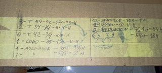 Lote 99 piezas inoxidable